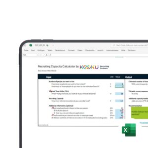 Recruiting Kapazitäten ausrechnen