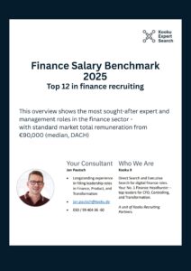 Gehaltsbenchmark Finance 2025